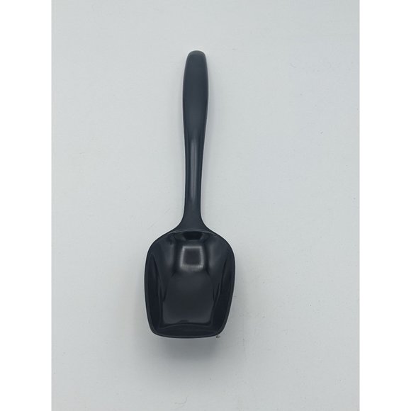 Hutzler Solid Serving Spoon Melamine 10" Black No 518 - Picture 1 of 3